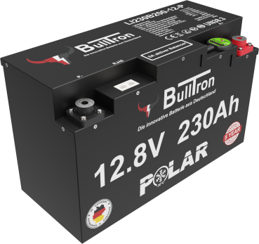 230Ah BullTron Polar LiFePO4 12.8V Akku mit Smart BMS, Bluetooth App und Heizung